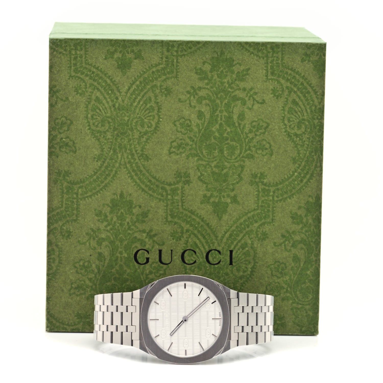 Gucci Stainless Steel 34mm 25H Quartz Watch 5 of 5