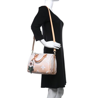 Louis Vuitton Monogram Giant By The Pool Speedy Bandouliere 25 Brume 2 of 10
