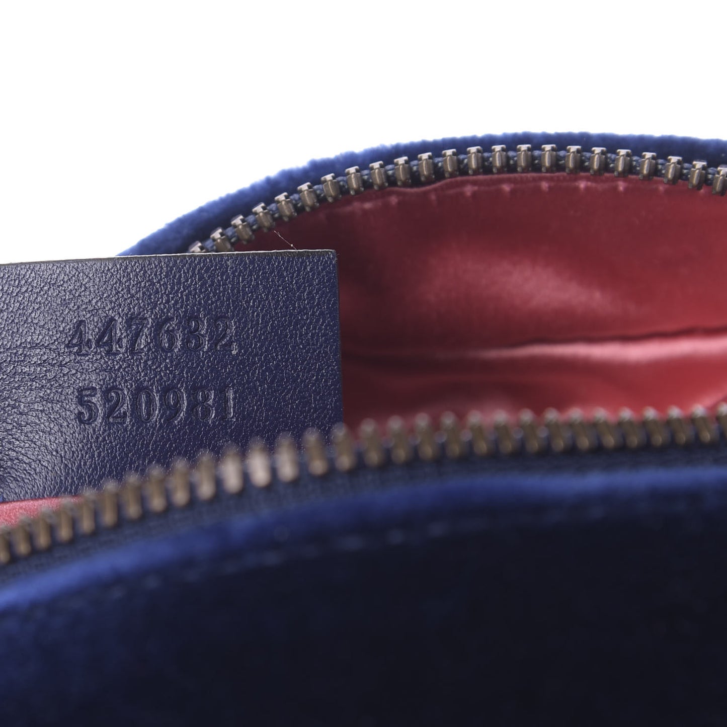 Velvet Matelasse Small GG Marmont Chain Shoulder Bag Cobalt