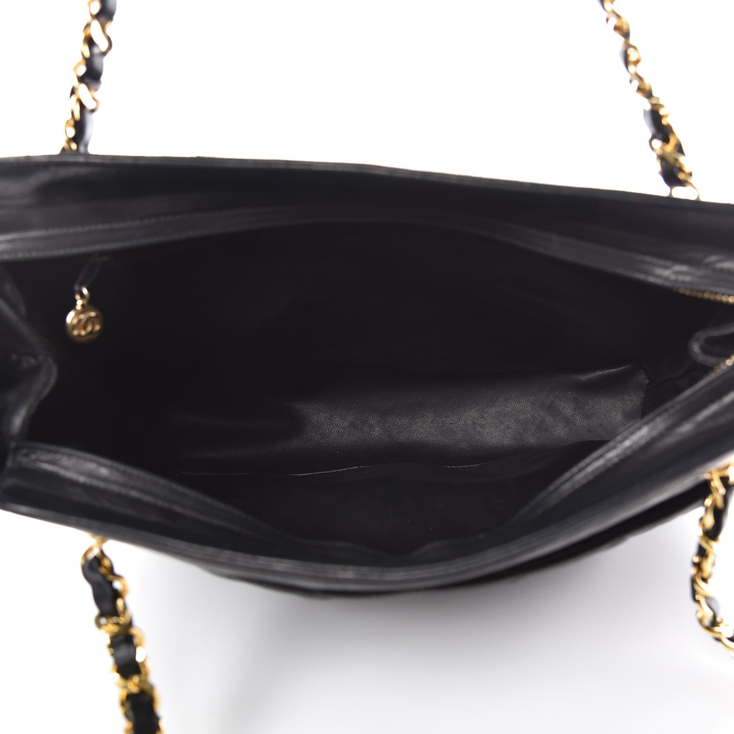 Chanel Lambskin Quilted Shoulder Bag Black 5 of 13