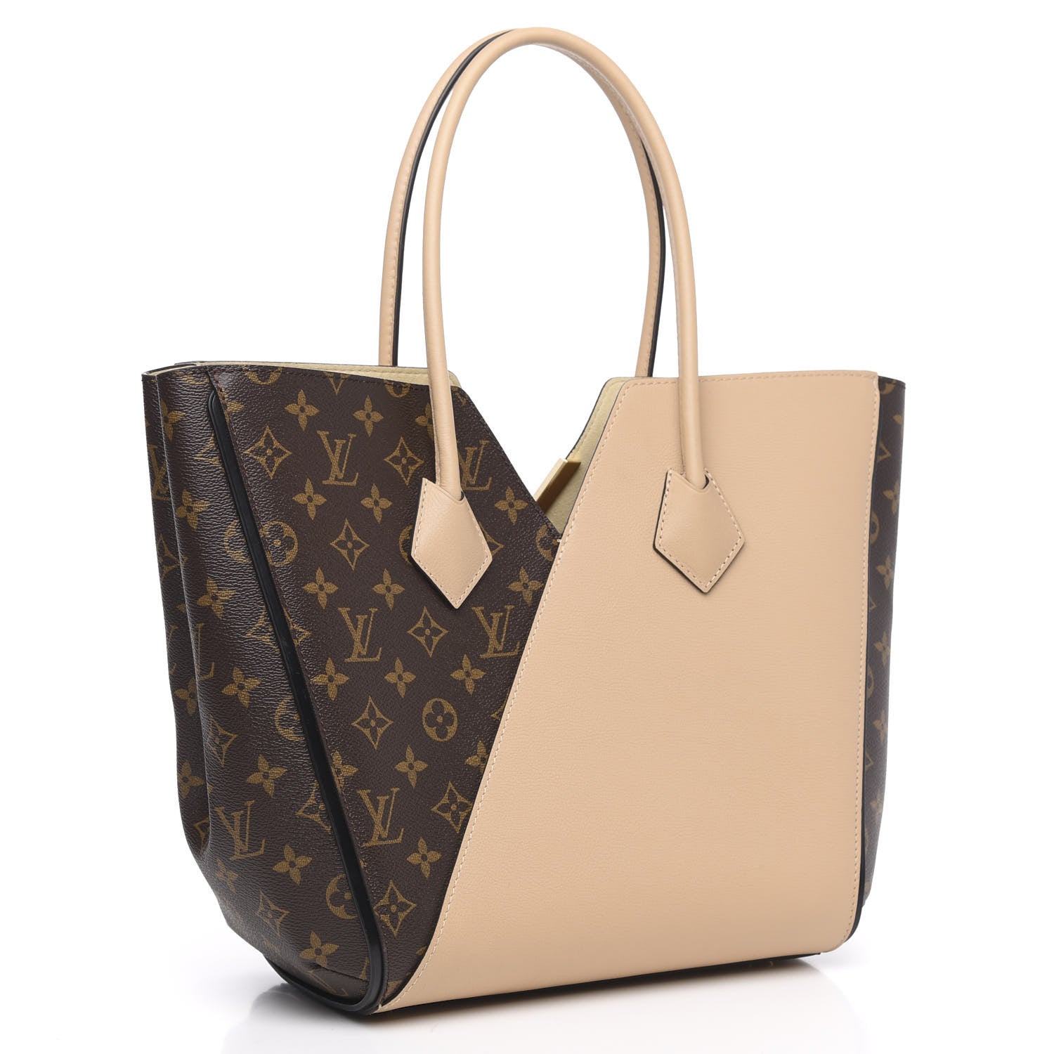 Louis Vuitton Calfskin Monogram Kimono Tote Dune 3 of 10