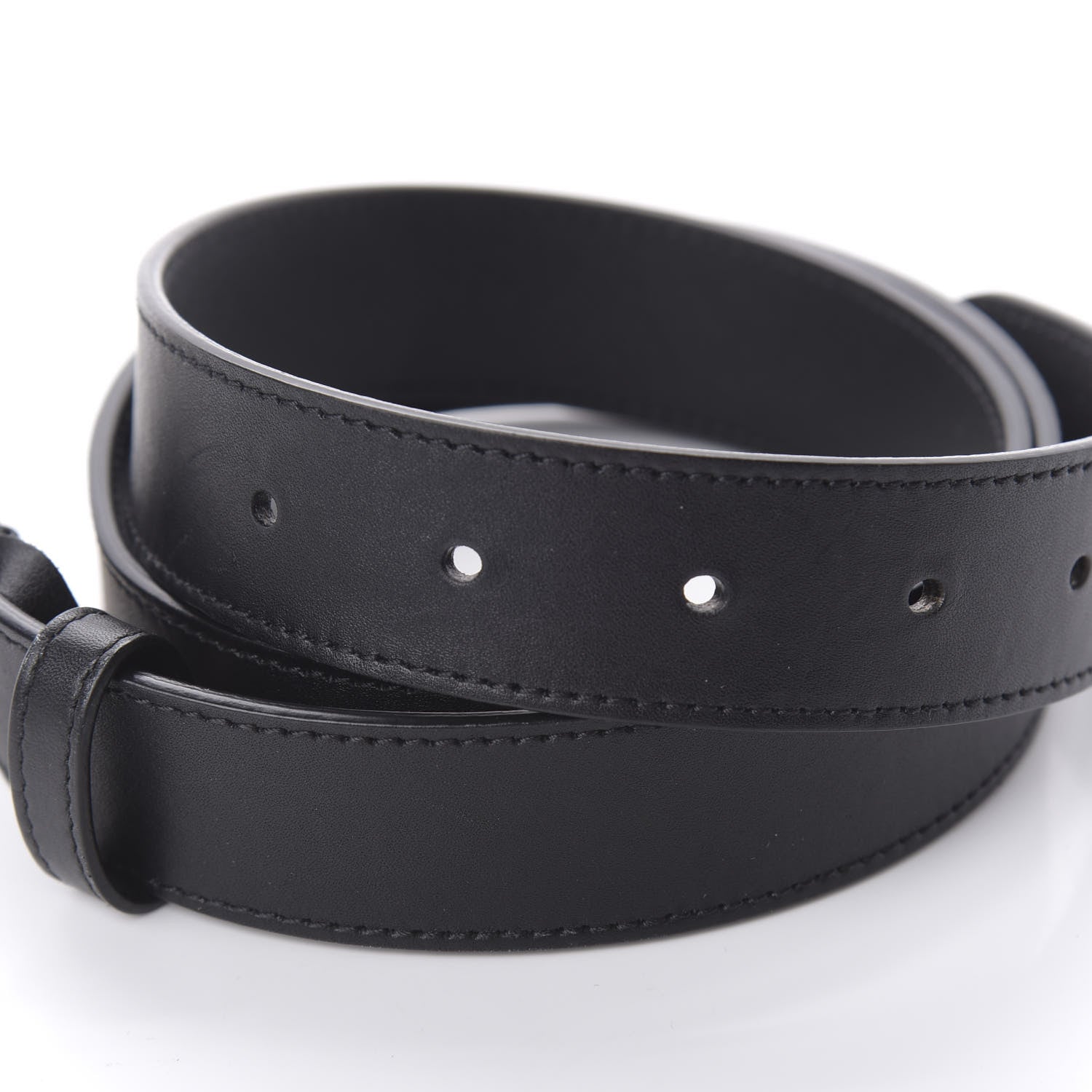Gucci Calfskin Double G 30mm Belt 90 36 Black 3 of 5