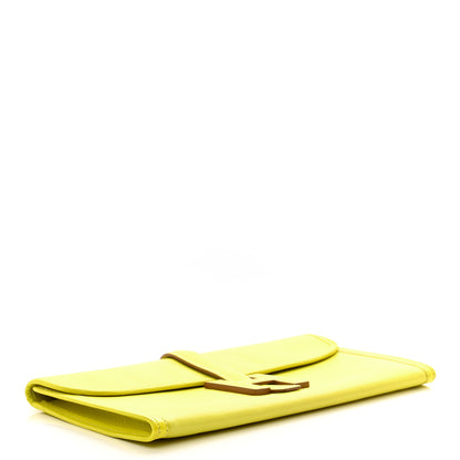 Hermes Swift Jige Elan Clutch Lime 4 of 11