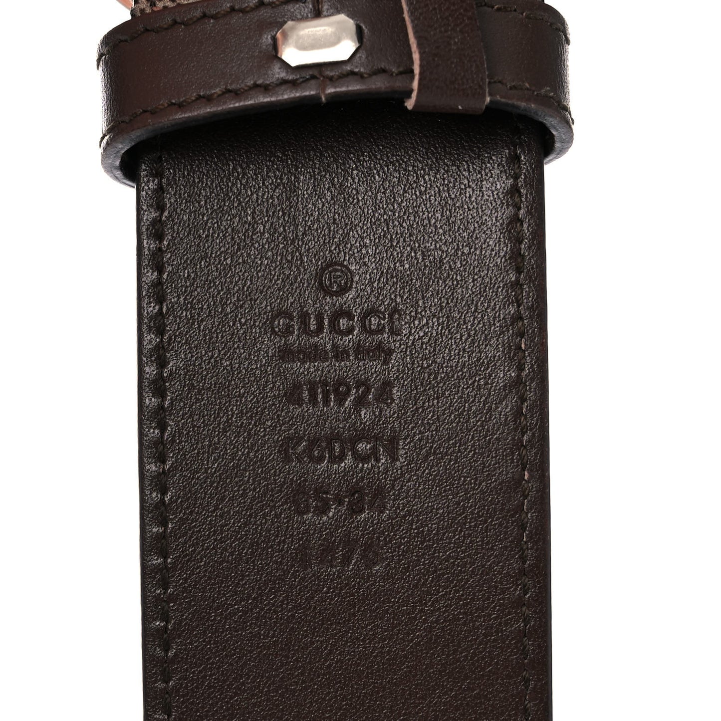 GG Supreme Monogram Bengal Interlocking G Belt 85 34 Beige Yard