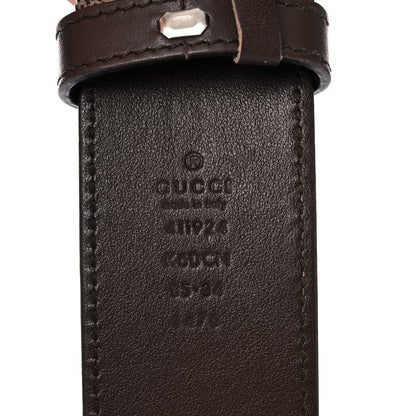 Gucci GG Supreme Monogram Bengal Interlocking G Belt 85 34 Beige Yard 3 of 6