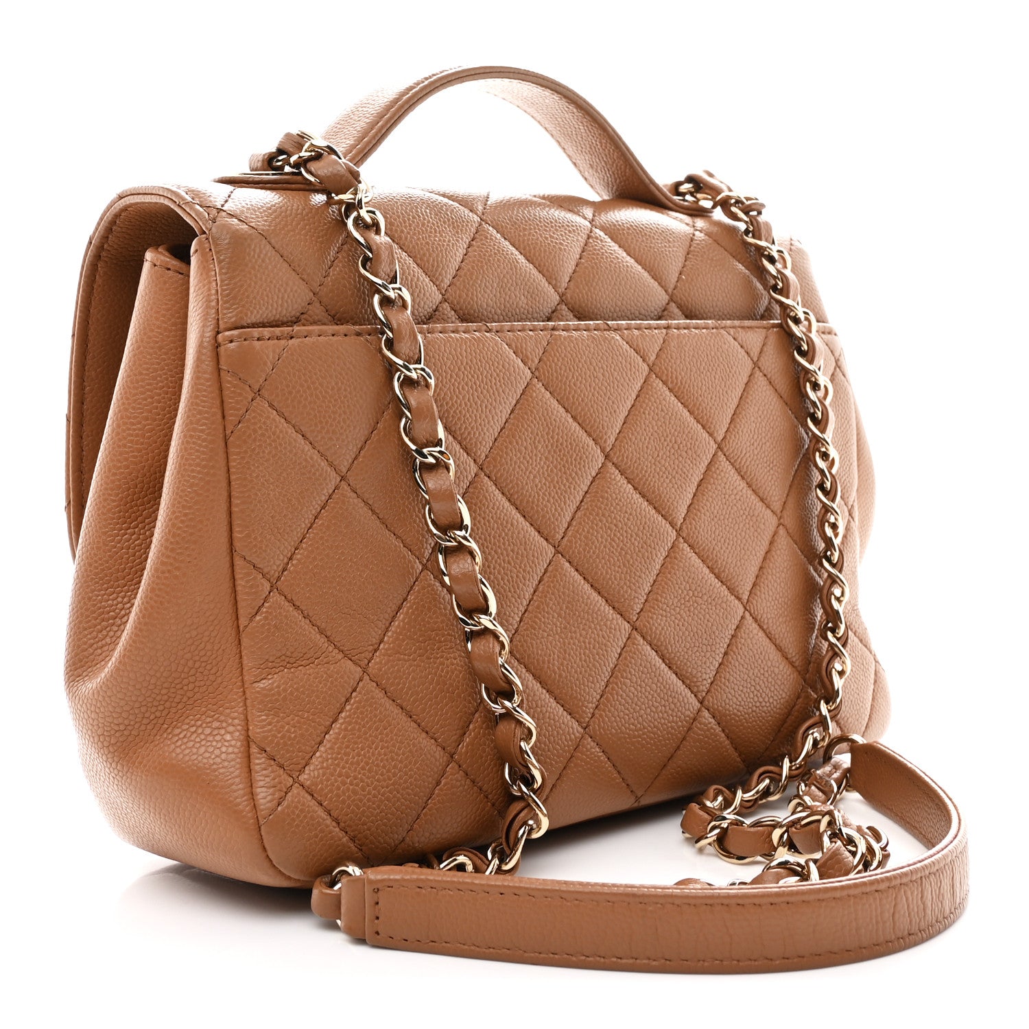 Chanel Caviar Quilted Medium Business Affinity Flap Brown 3 of 10