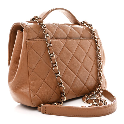 Chanel Caviar Quilted Medium Business Affinity Flap Brown 3 of 10