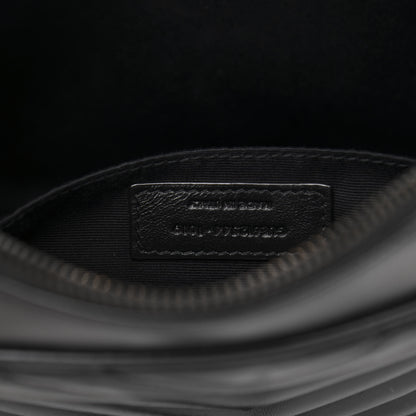 Saint Laurent Calfskin Matelasse Monogram Lou Camera Bag Black 7 of 10