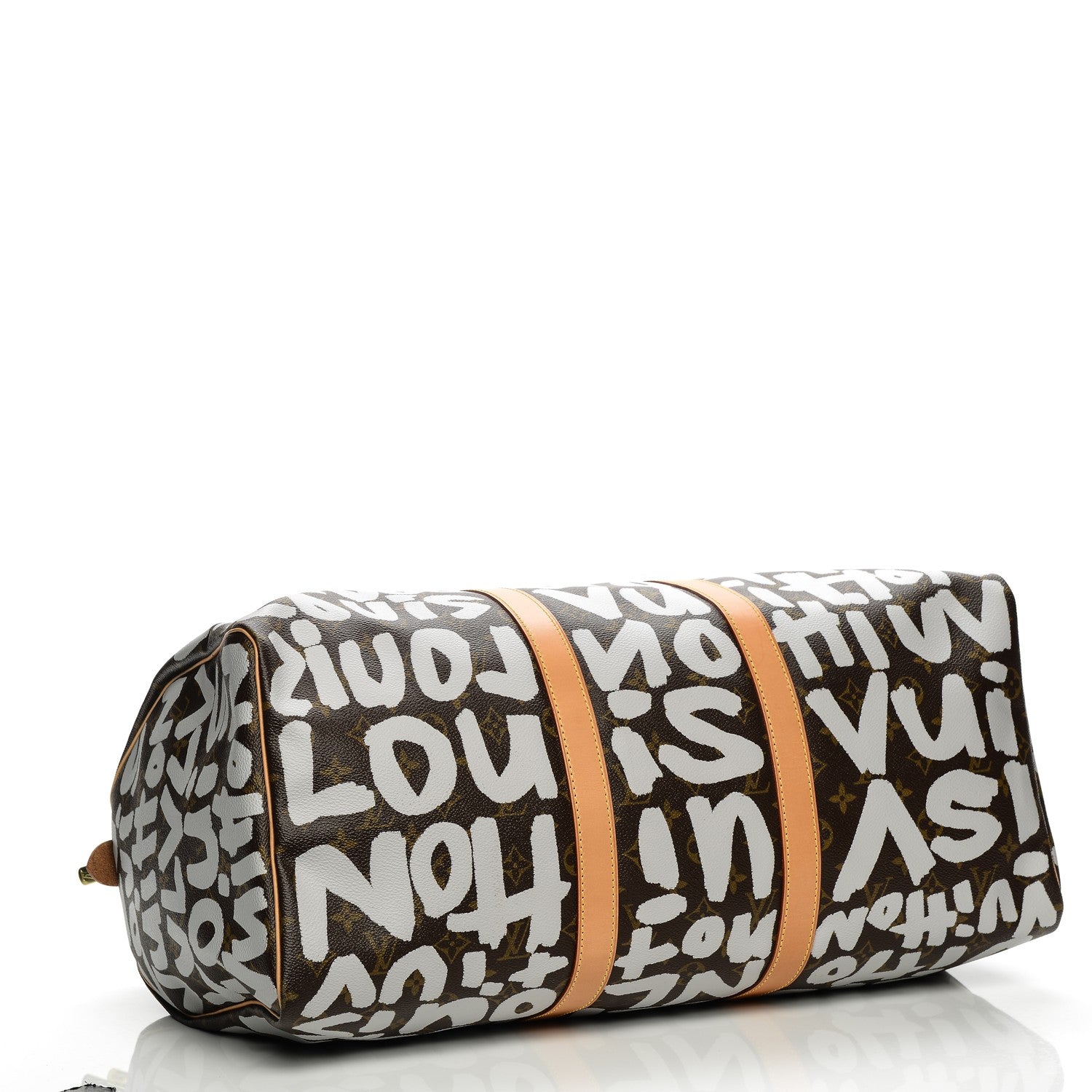 Louis Vuitton Graffiti Keepall 50 Silver 4 of 7