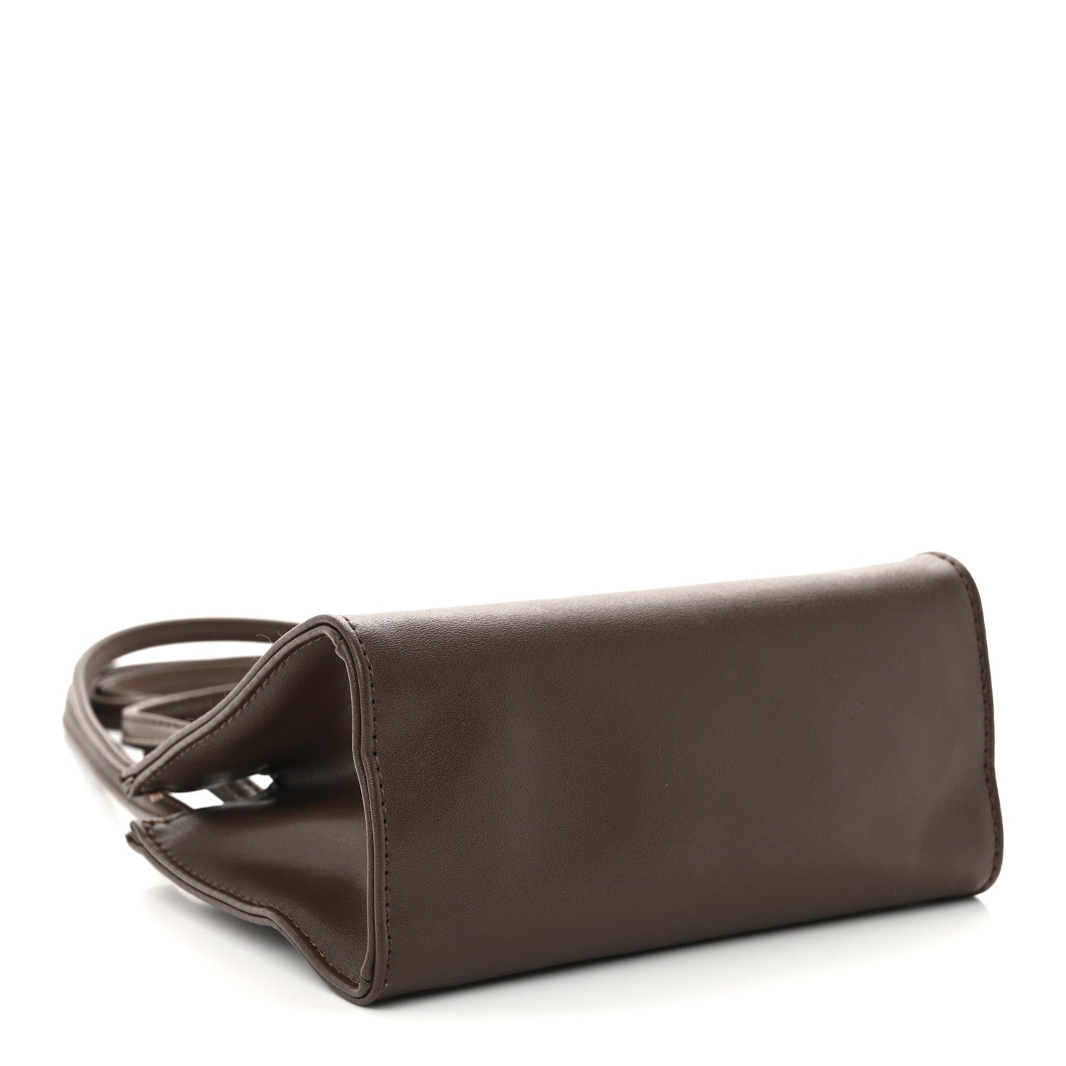 Telfar Vegan Leather Small Shopping Bag Chocolate 1754057