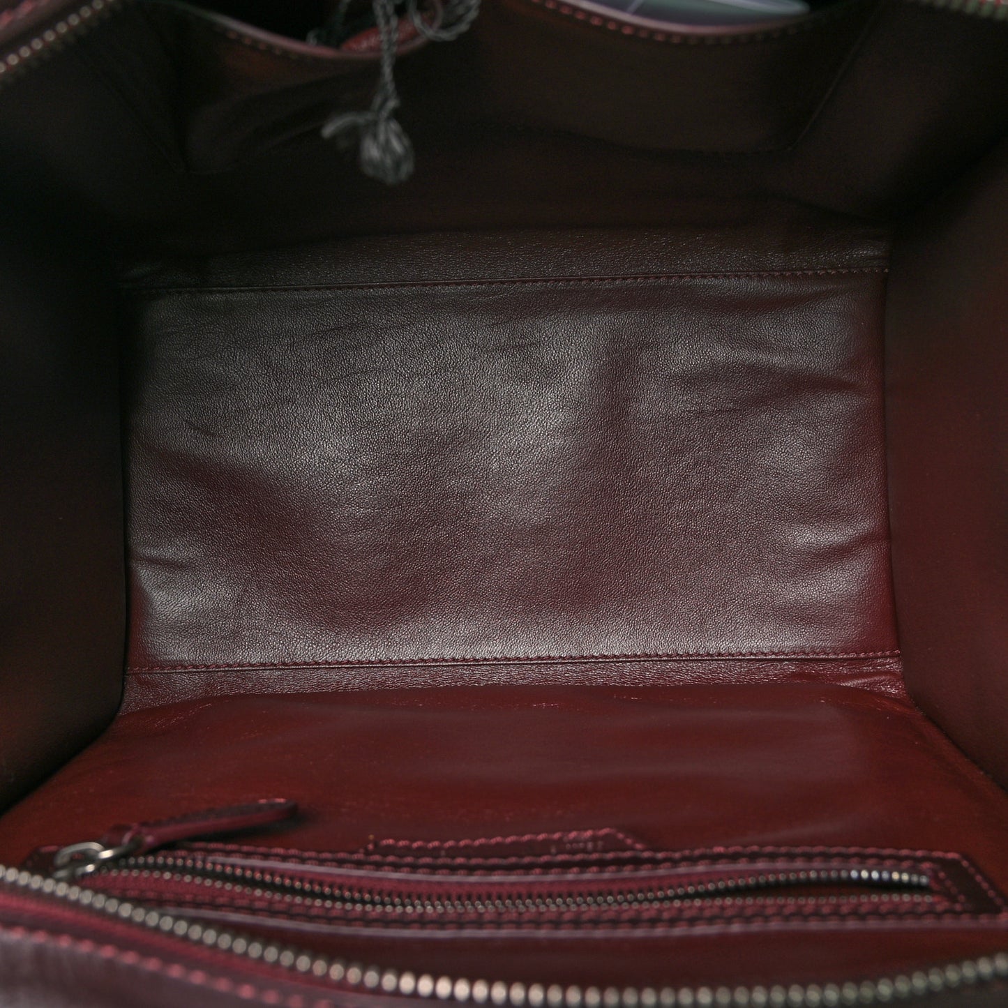 Smooth Calfskin Mini Luggage Burgundy