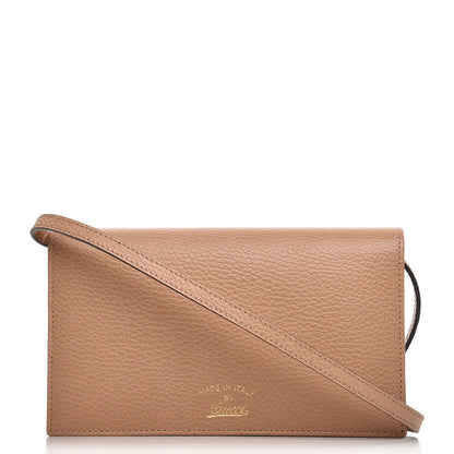 Gucci Dollar Calfskin Mini Swing Wallet Bag Camelia Mineral Blue 1 of 7