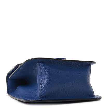Valentino Garavani Grainy Calfskin Small VSling Shoulder Bag Blue 4 of 9