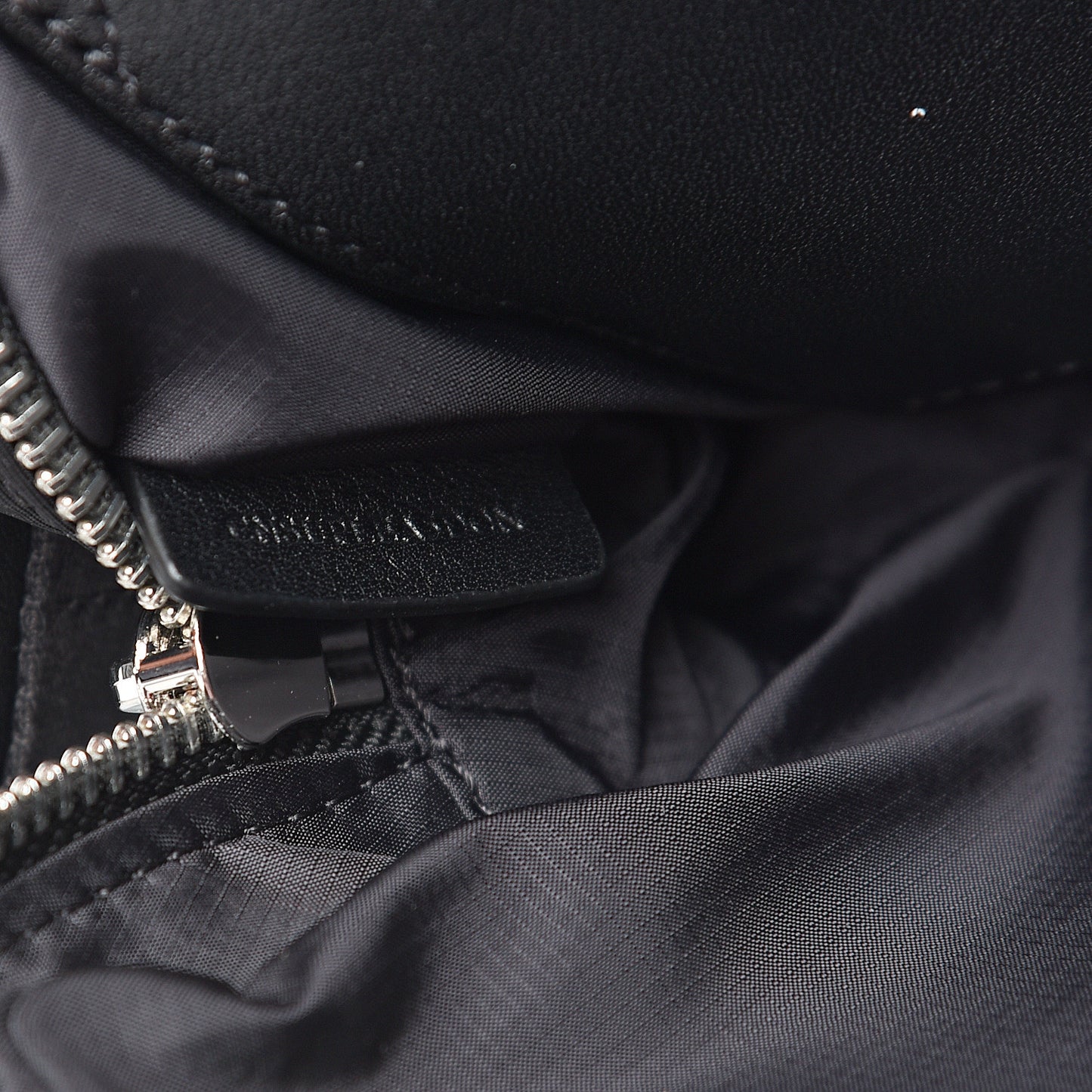Econyl Logo Print Bum Bag Black