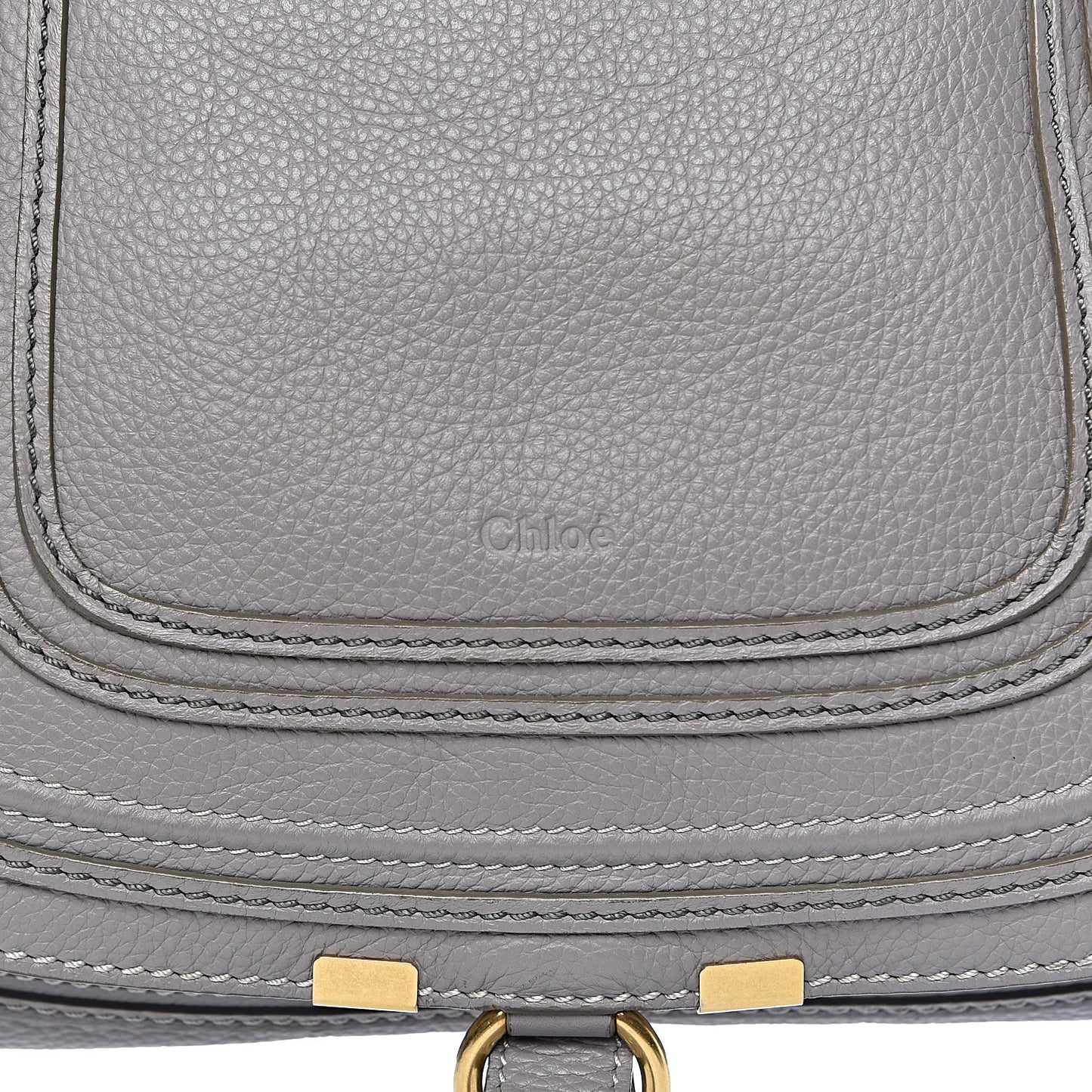 Calfskin Medium Marcie Satchel Cashmere Grey