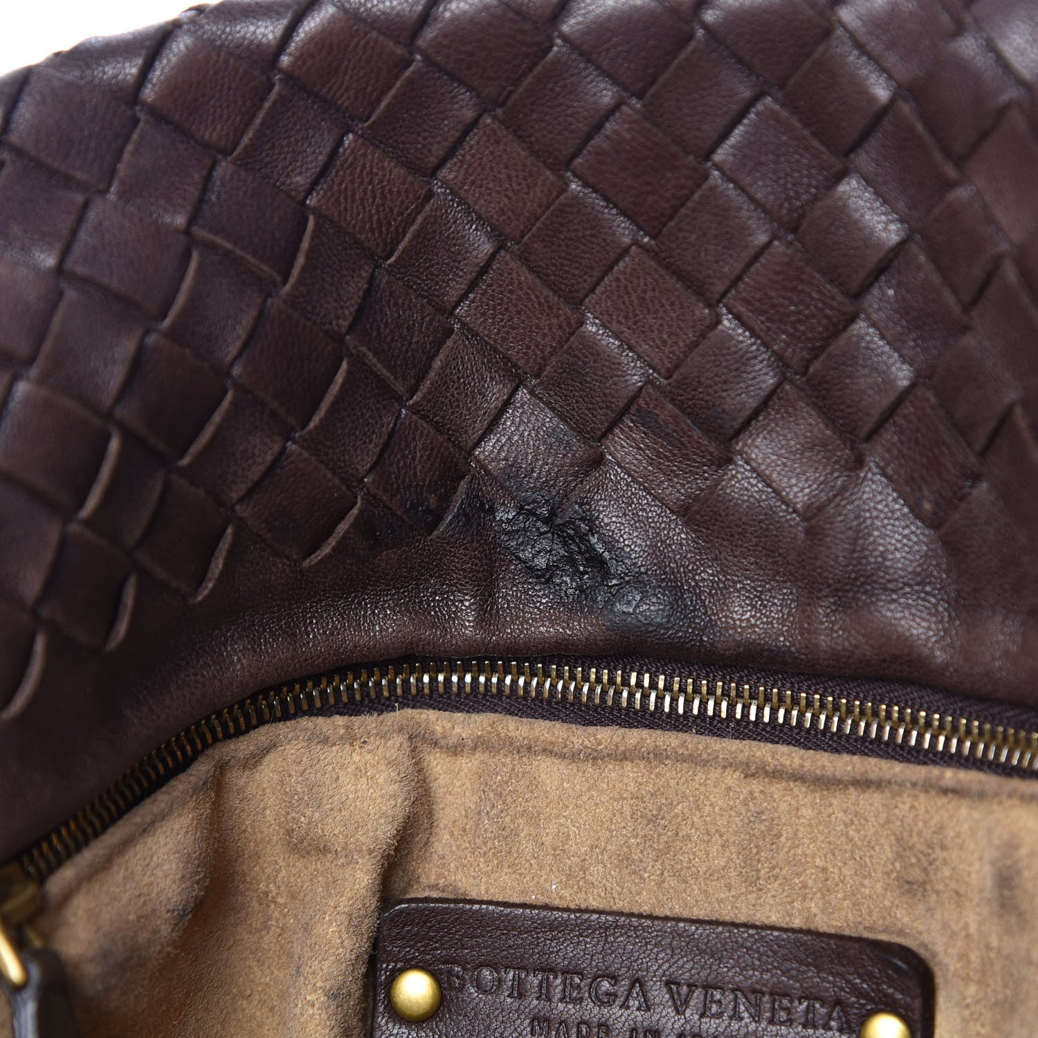Bottega Veneta Nappa Intrecciato Medium Garda Bag Ebano 14 of 22