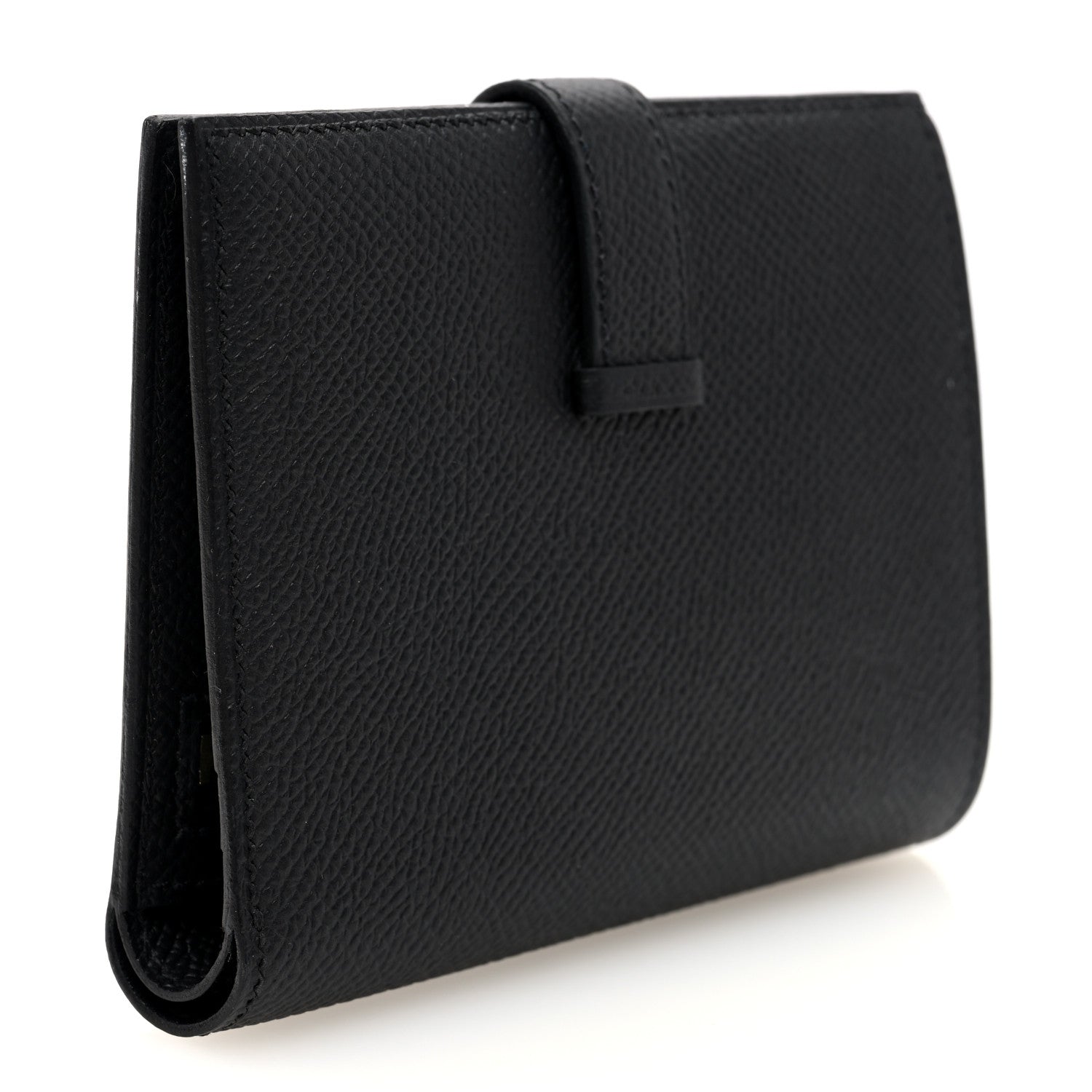 Hermes Epsom Mini Bearn Wallet Black 3 of 8