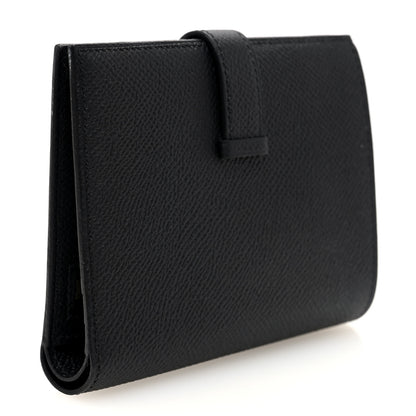 Hermes Epsom Mini Bearn Wallet Black 3 of 8