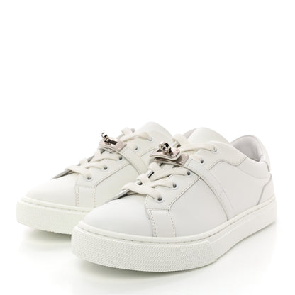 Hermes Calfskin Day Sneakers 37 White 3 of 14
