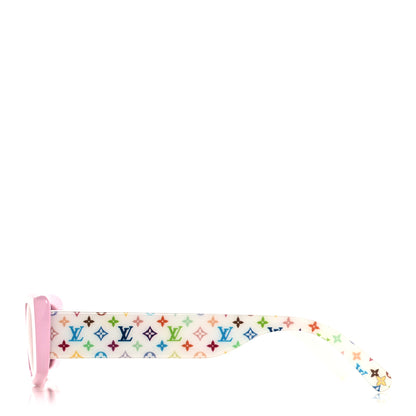 Louis Vuitton LV X TM Acetate Monogram Multicolor Sunglasses Z2711W Pink 3 of 7