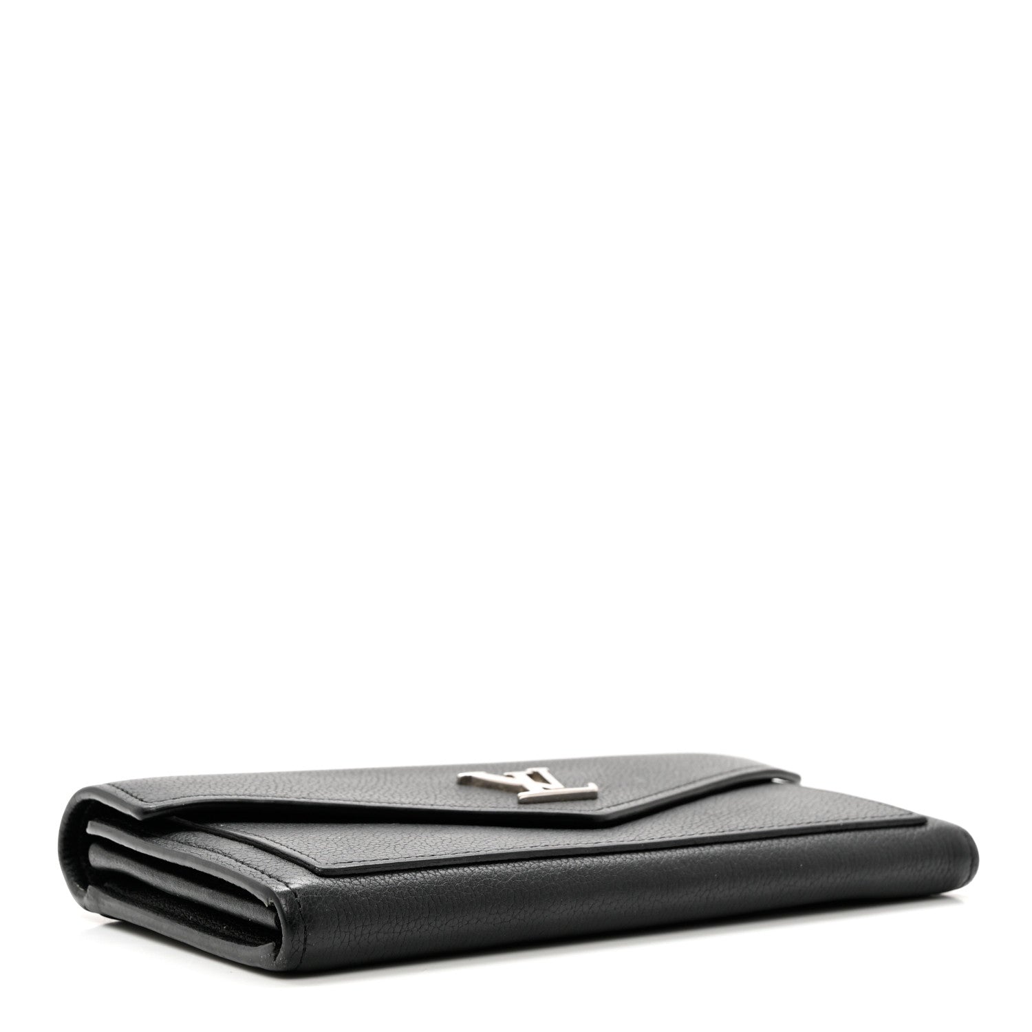 Louis Vuitton Soft Calfskin My Lockme Wallet Black 5 of 8
