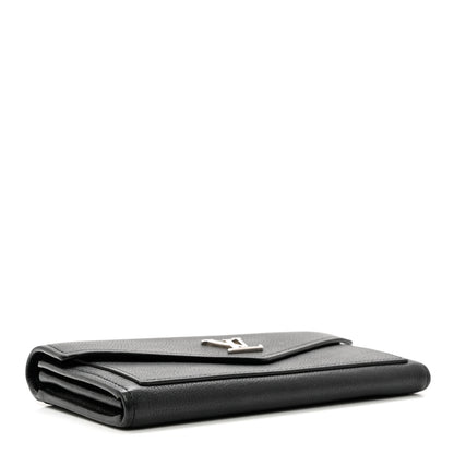 Louis Vuitton Soft Calfskin My Lockme Wallet Black 5 of 8