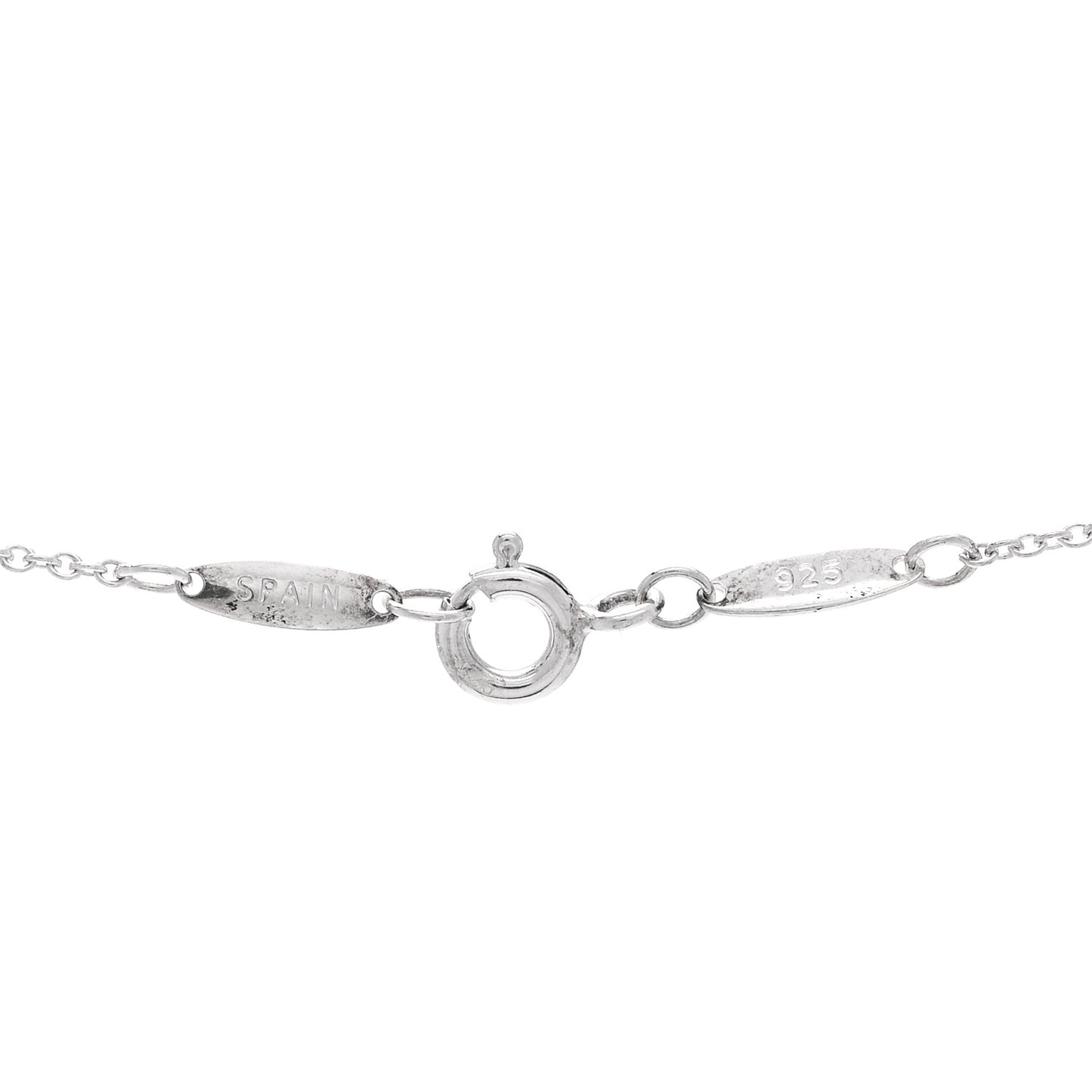 Sterling Silver Elsa Peretti Letter K Pendant Necklace