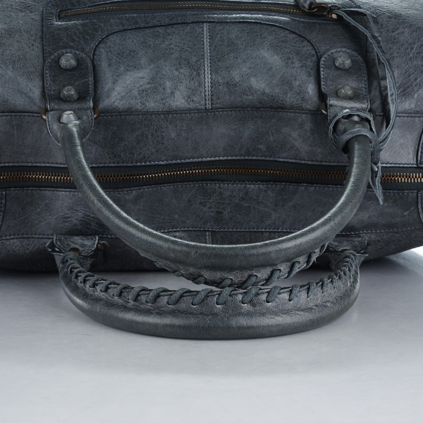Agneau Rubber Covered Classic Hardware Work Anthracite