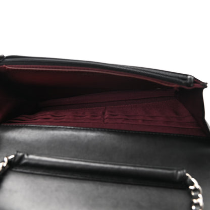 Chanel Lambskin Quilted Wallet On Chain WOC Black 5 of 10