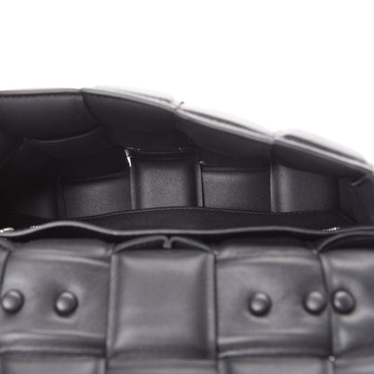 Bottega Veneta Lambskin Maxi Intreccio Padded Chain Cassette Crossbody Bag Black 4 of 9