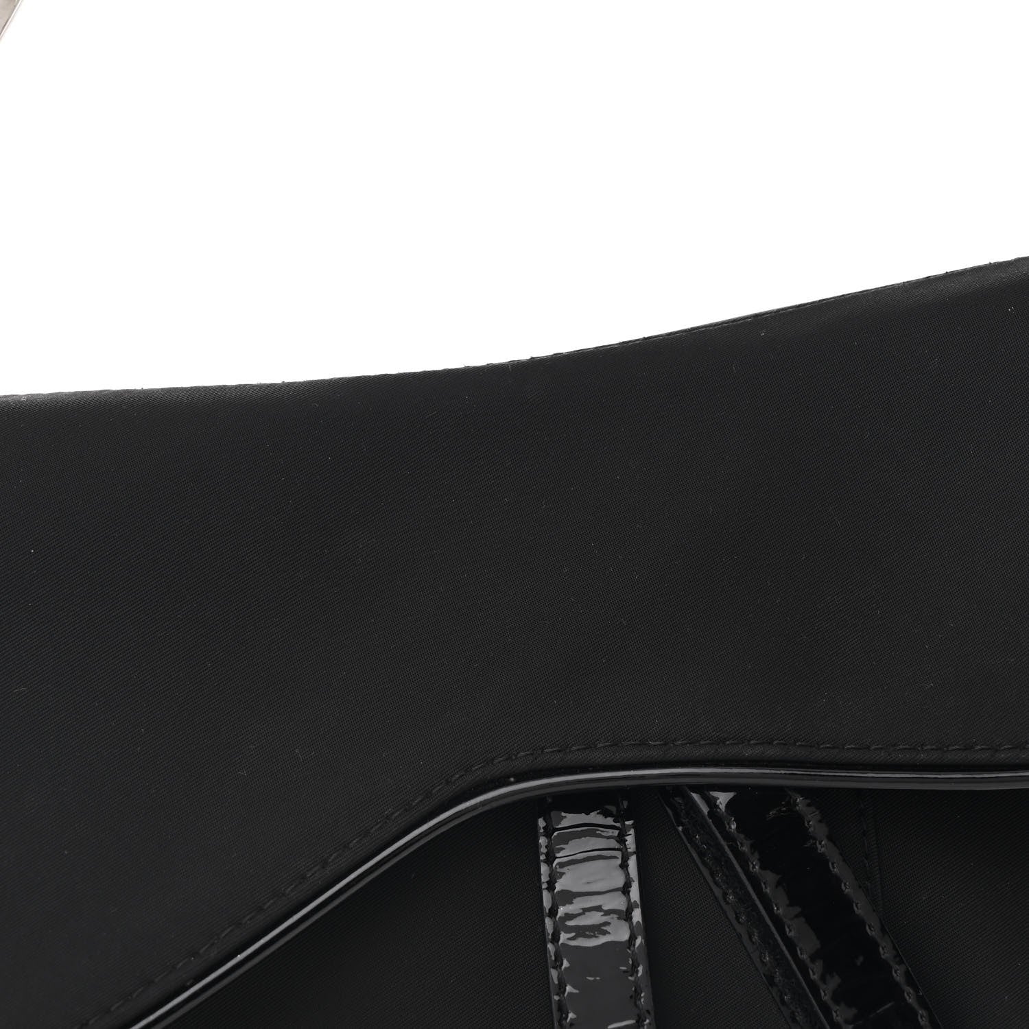 Christian Dior Nylon Saddle Bag Black 8 of 10