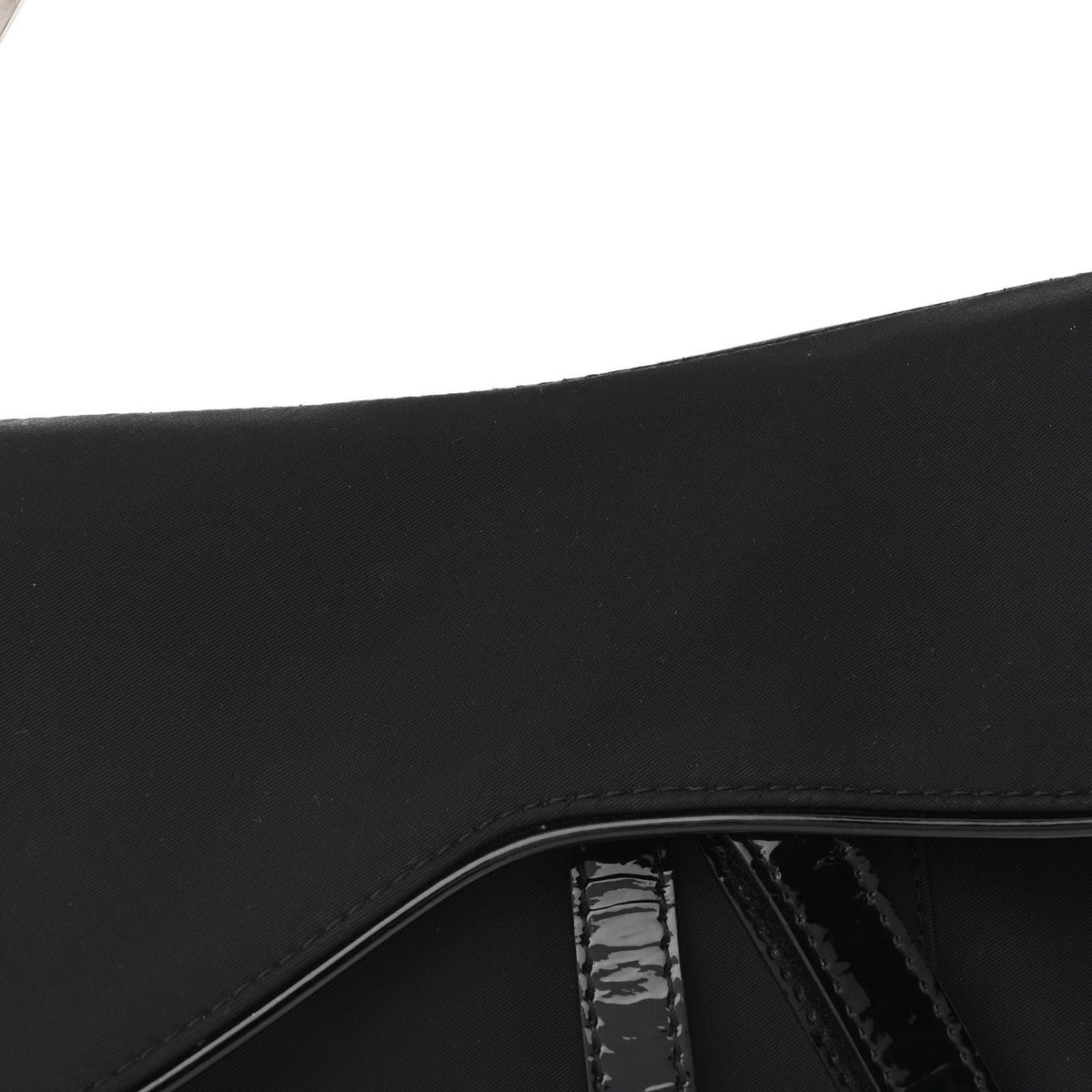 Christian Dior Nylon Saddle Bag Black 8 of 10