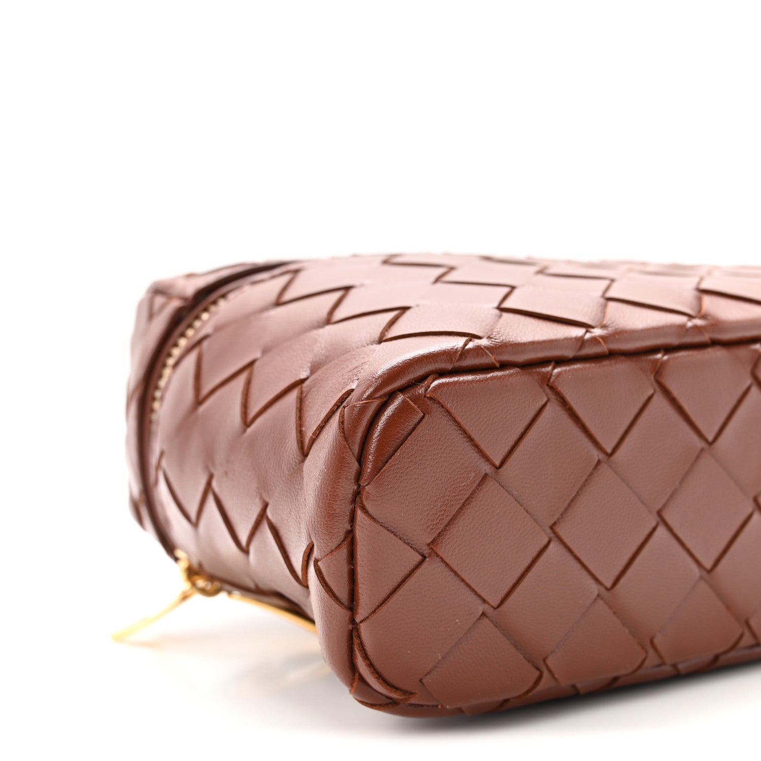 Bottega Veneta Nappa Intrecciato Bang Bang Vanity Case Sapele 8 of 9