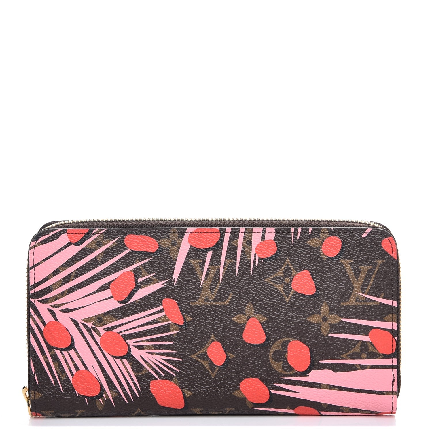 Louis Vuitton Monogram Jungle Dots Zippy Wallet Sugar Pink Poppy 1 of 8