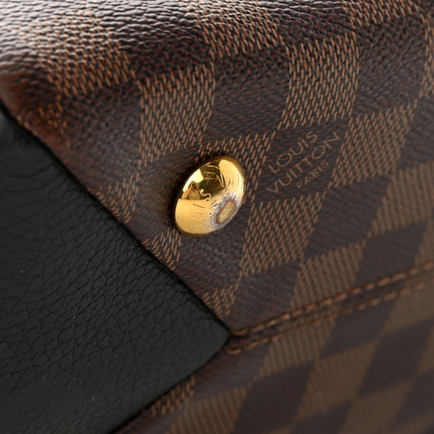 Louis Vuitton Damier Ebene Cuir Taurillon Brittany Black 12 of 14