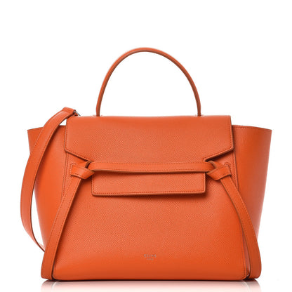 Celine Baby Grained Calfskin Micro Belt Bag Orange 1 of 9