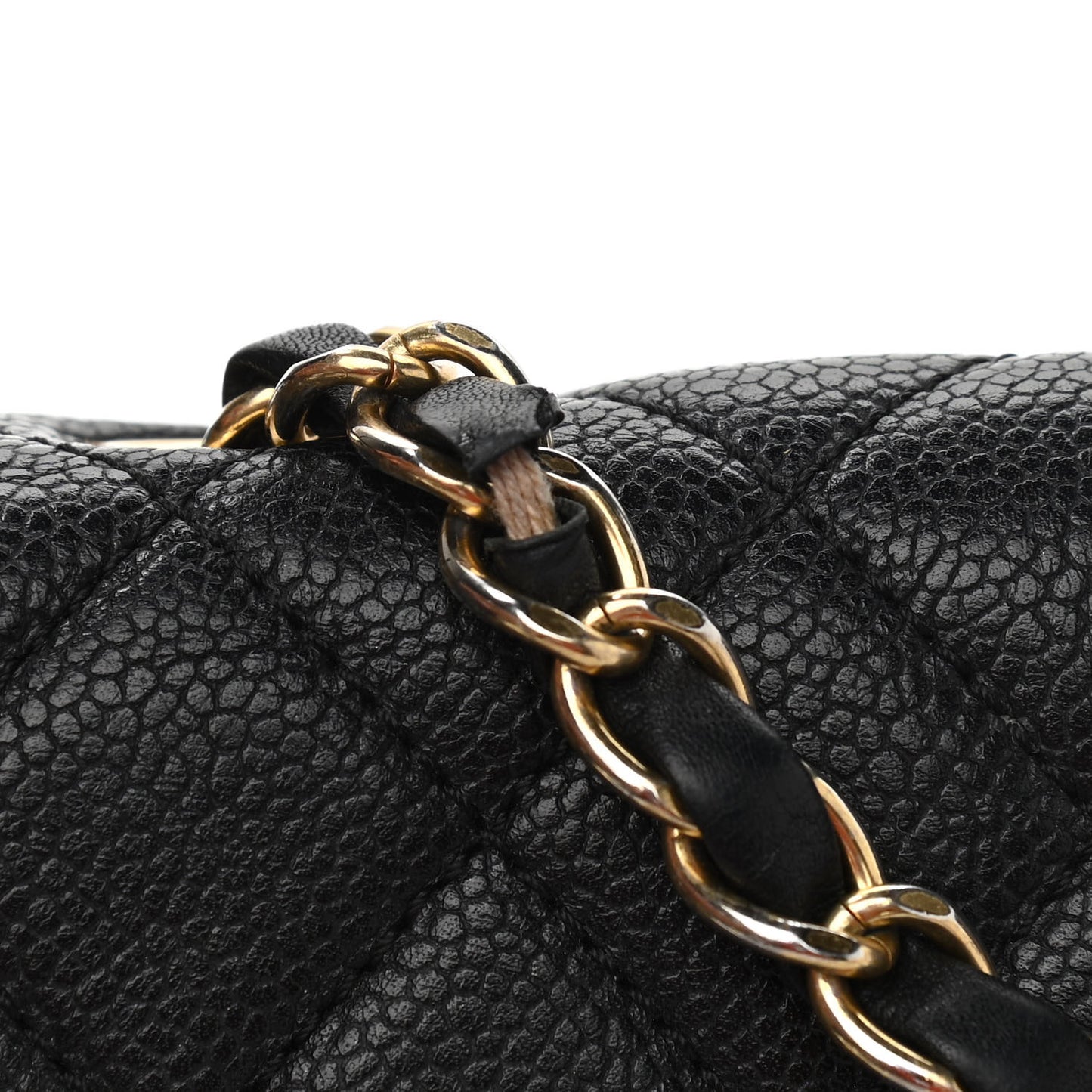 Caviar Quilted Medium CC Filigree Flap Black