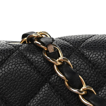 Chanel Caviar Quilted Medium CC Filigree Flap Black 13 of 15