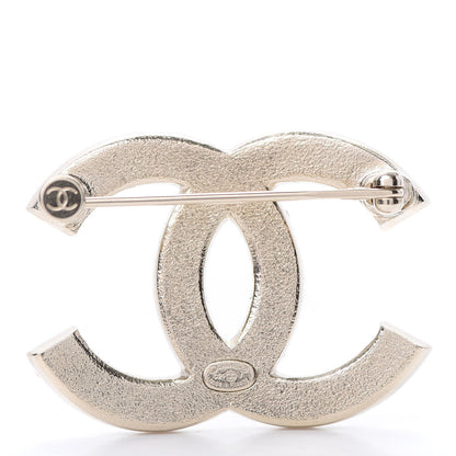 Chanel Crystal Palais Garnier CC Brooch Gold 3 of 5