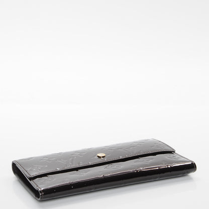 Louis Vuitton Vernis Porte Tresor International Wallet Amarante 4 of 9