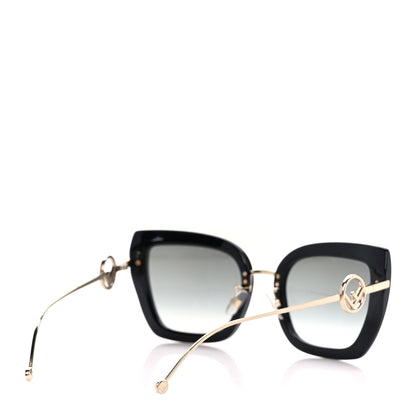 Fendi Acetate Metal F is Fendi Square Cat Eye Sunglasses FF 0424/F/S Black 4 of 7
