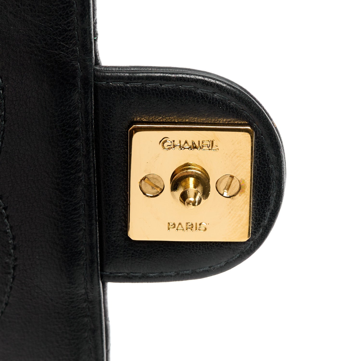 Chanel Lambskin Quilted Medium Single Flap Black 6 of 12