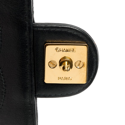 Chanel Lambskin Quilted Medium Single Flap Black 6 of 12