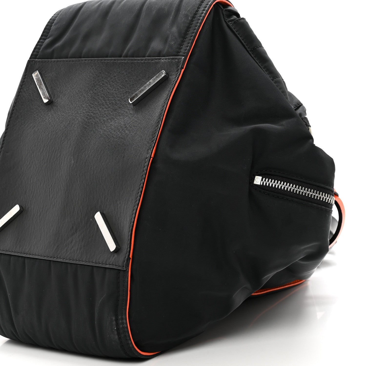 Loewe Nylon Medium Hammock Shoulder Bag Black 8 of 10