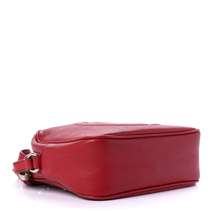 Gucci Pebbled Calfskin Small Soho Disco Bag Tabasco Red 4 of 10