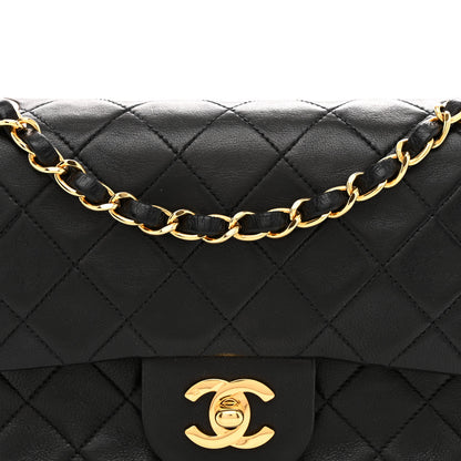 Chanel Lambskin Quilted Small Double Flap Black 8 of 11