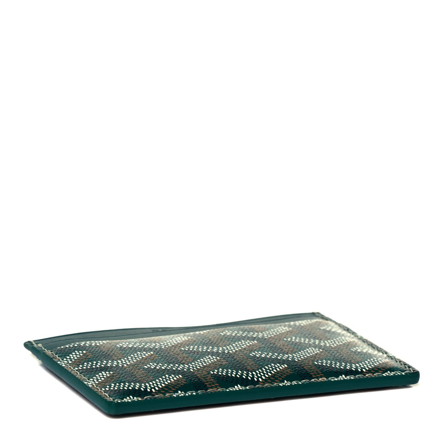 Goyardine Saint Sulpice Card Holder Green