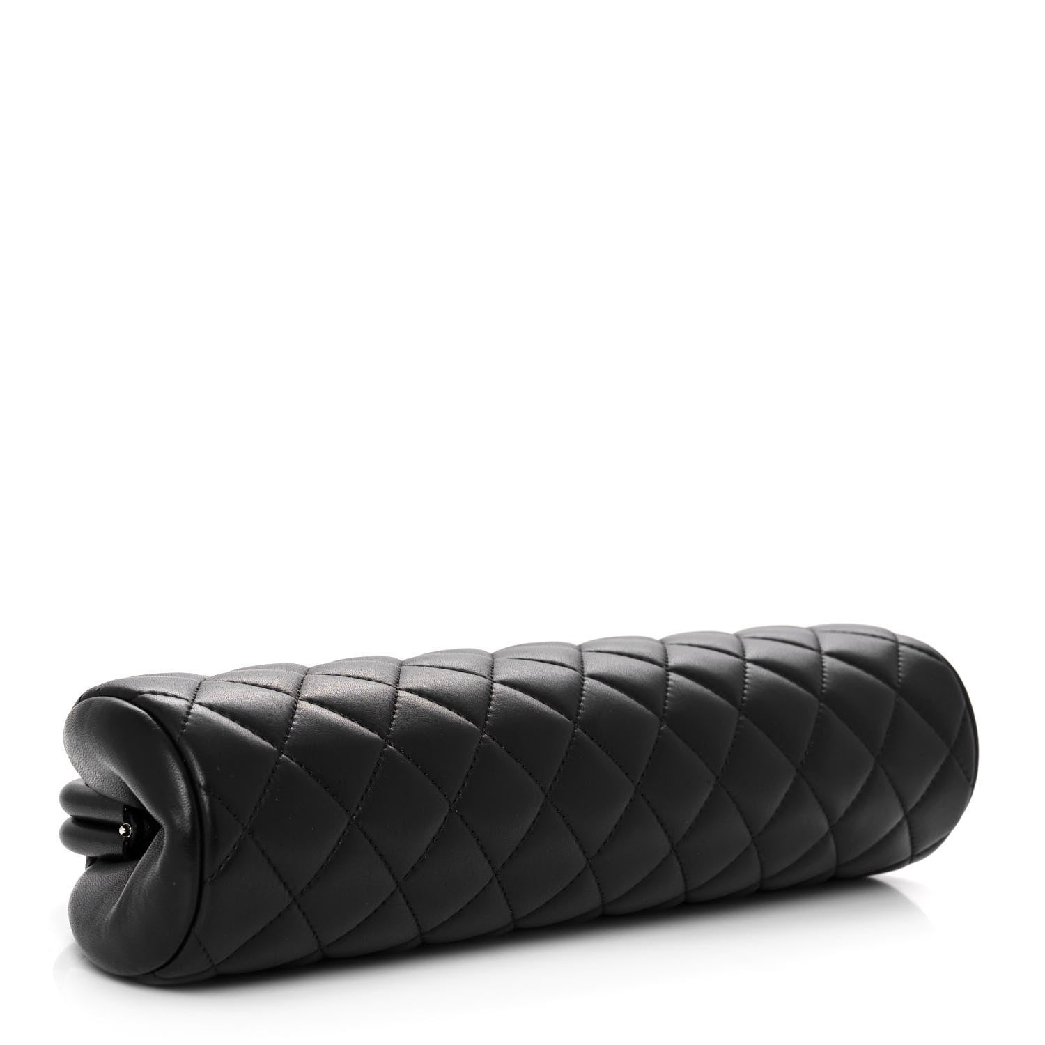 Chanel Lambskin Quilted Timeless Clutch Black 4 of 11