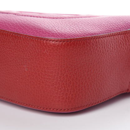 Gucci Dollar Calfskin Bi-Color Small Soho Disco Bag New Rosette Hibiscus Red 11 of 20