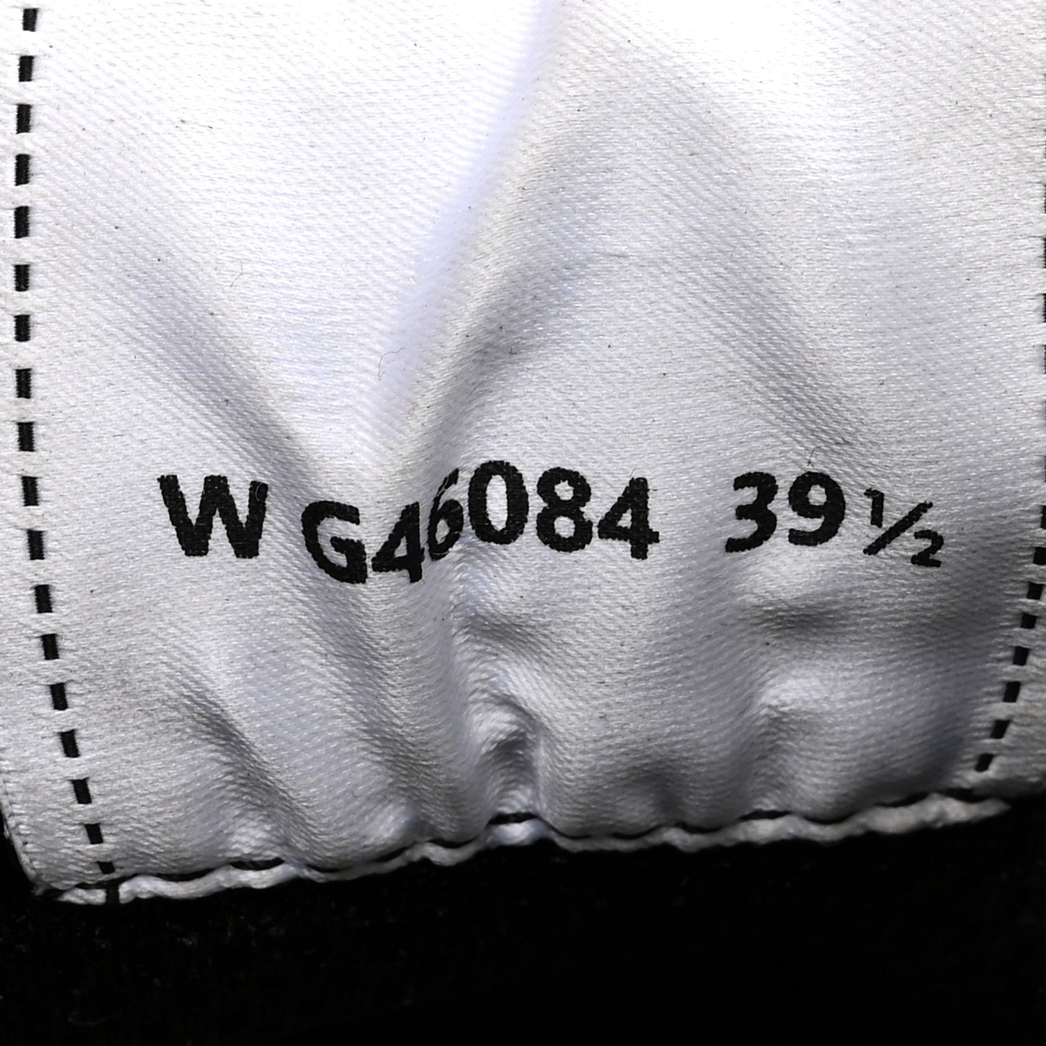 Chanel Cotton Womens CC Sneakers 39.5 White Black 9 of 9